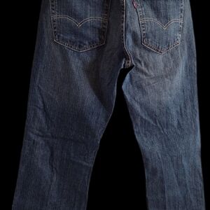 Levi's Dark Blue Straight Jeans